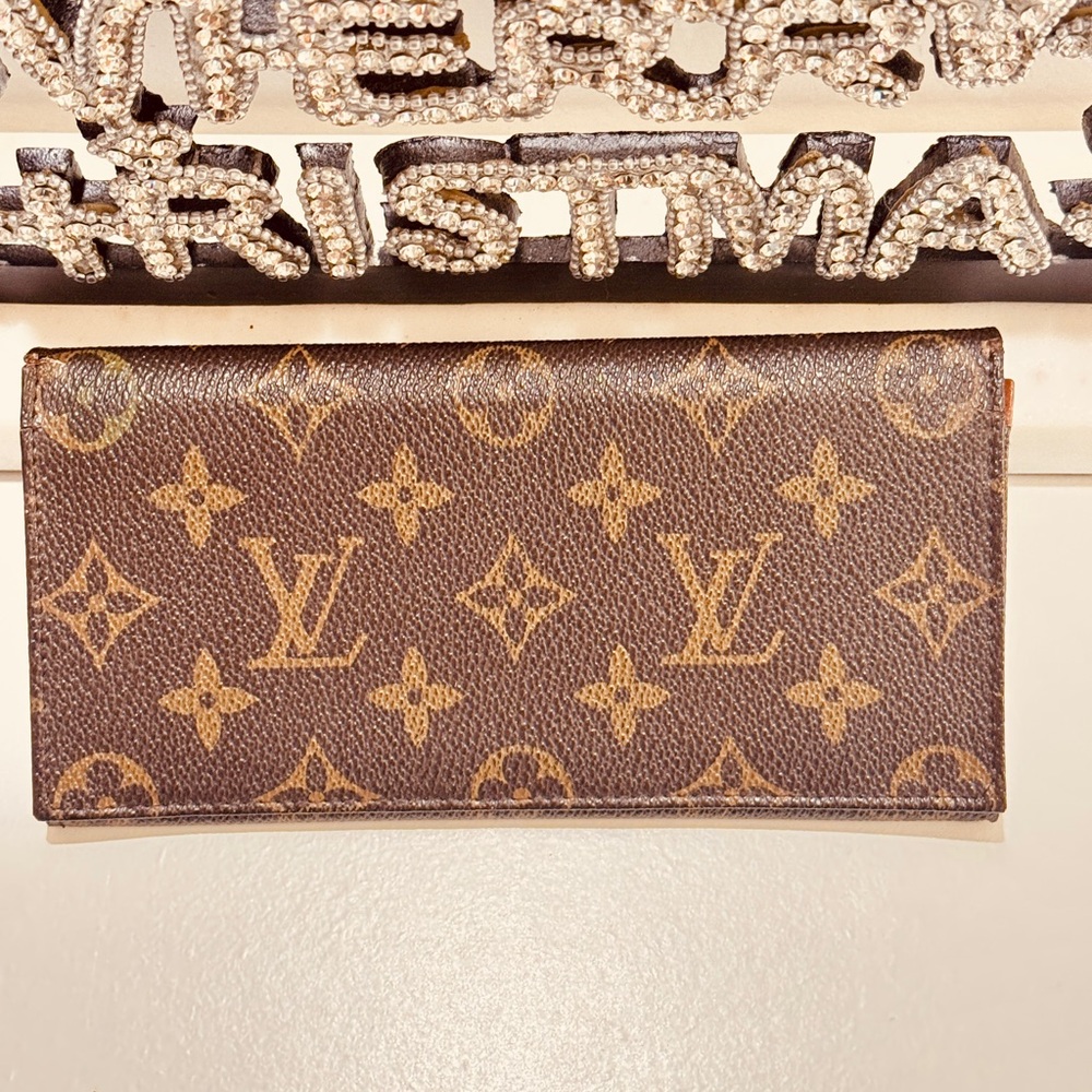 Louis Vuitton Monogram bifold wallet 100% hand made soft quilt leather - Picture 14 of 16